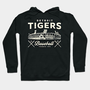 Detroit Tigers Stadium By Buck Hoodie